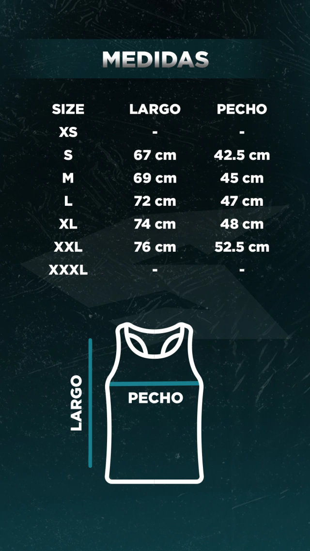 Musculosa Abierta Bordada "+SHARK" Negra (Shark) - Imagen 4